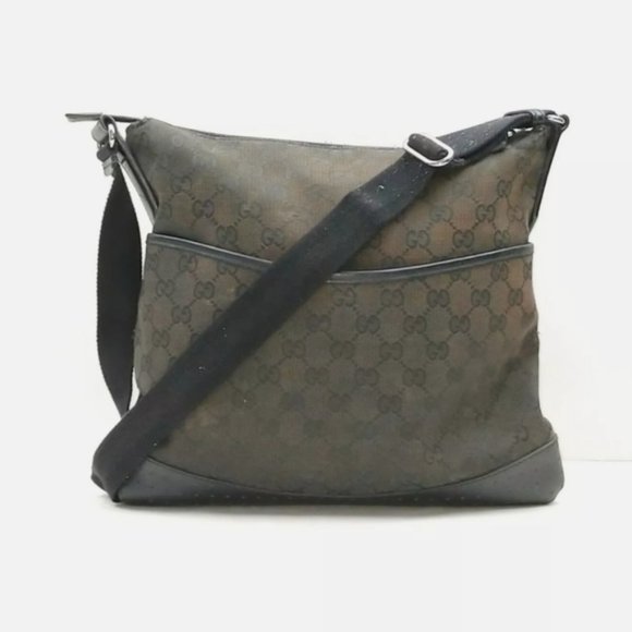 Gucci Handbags - Gucci Shoulder Bag Black Canvas